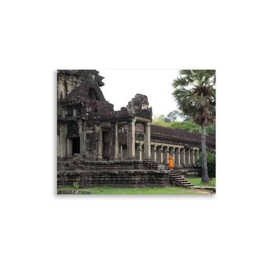 Monk at Angkor Wat - Siem Reap, Cambodia