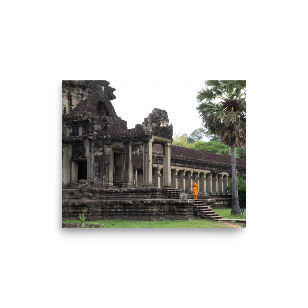 Monk at Angkor Wat - Siem Reap, Cambodia